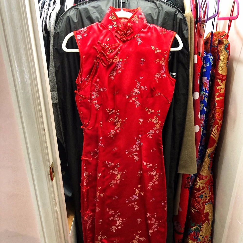 Traditional Red QiPao Couture (Chinese Red Dress)